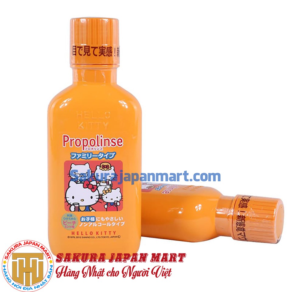 Nước súc Miệng Propolinse Hello Kitty Dành Cho Trẻ Em